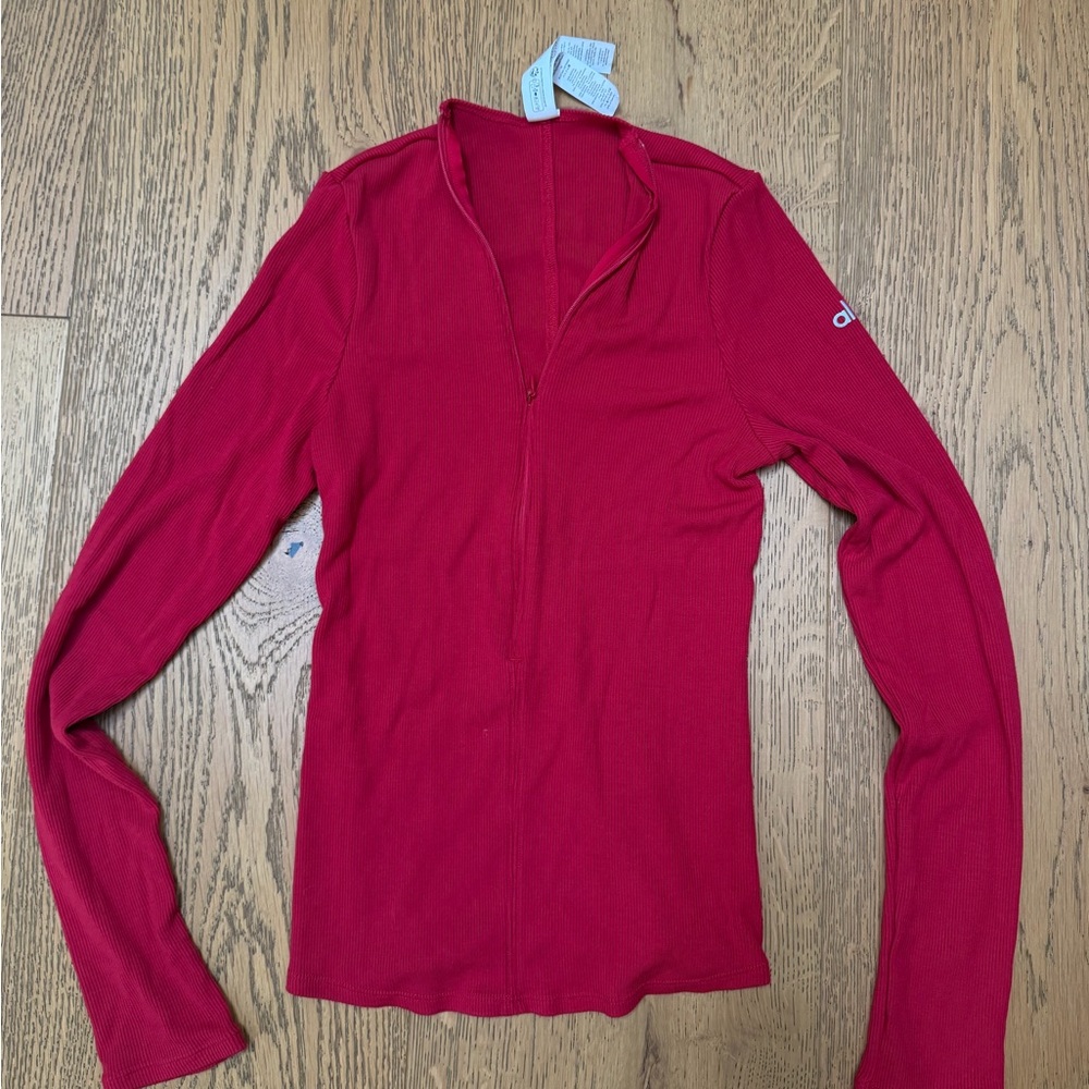 Alo yoga ribbed mesmerizing long sleeve top - Picture 2 of 6